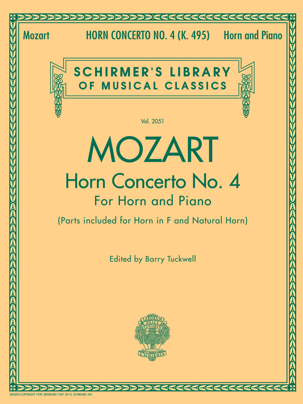Mozart: Horn Concerto No.4