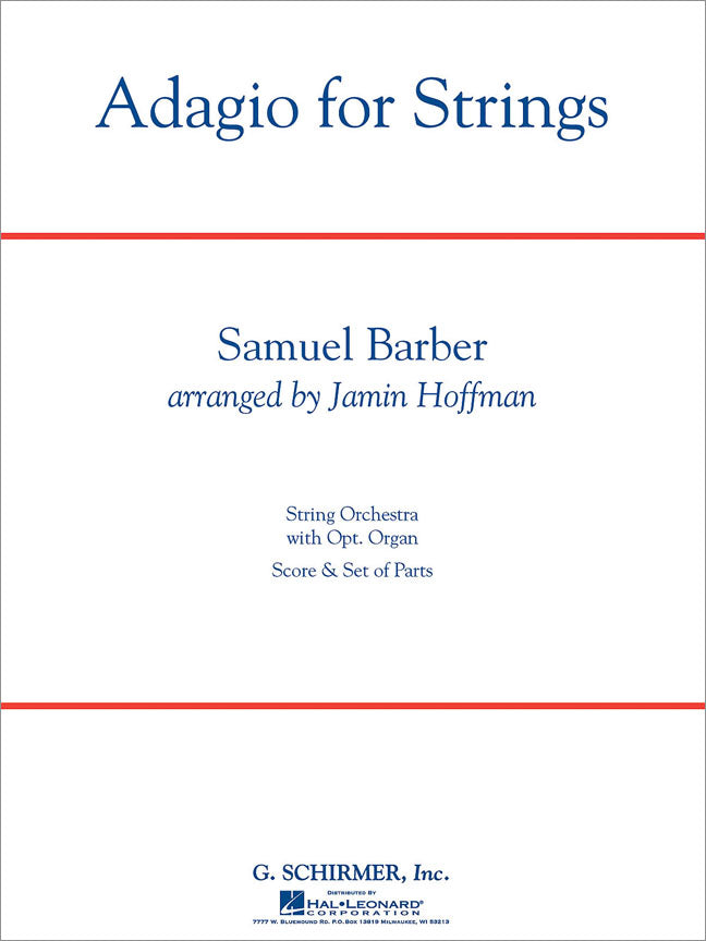 Barber: Adagio For Strings - Score Only
