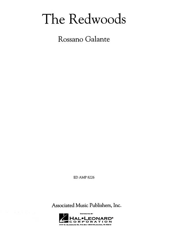 Galante: The Redwoods