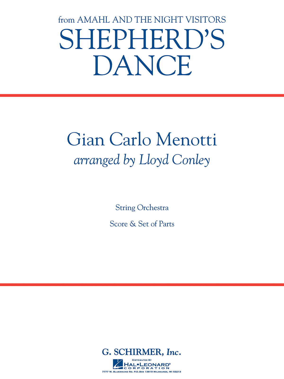 Menotti: Shepherd's Dance