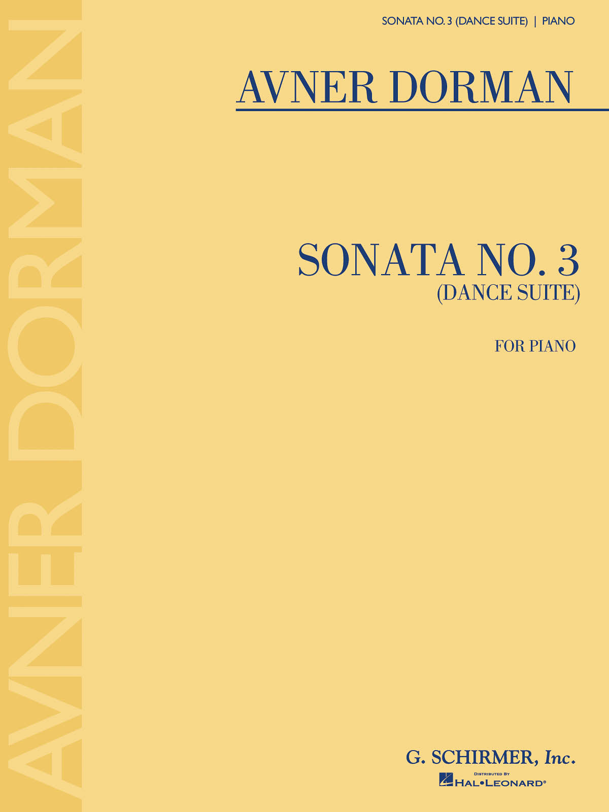 Dorman: Sonata No. 3 (Dance Suite)