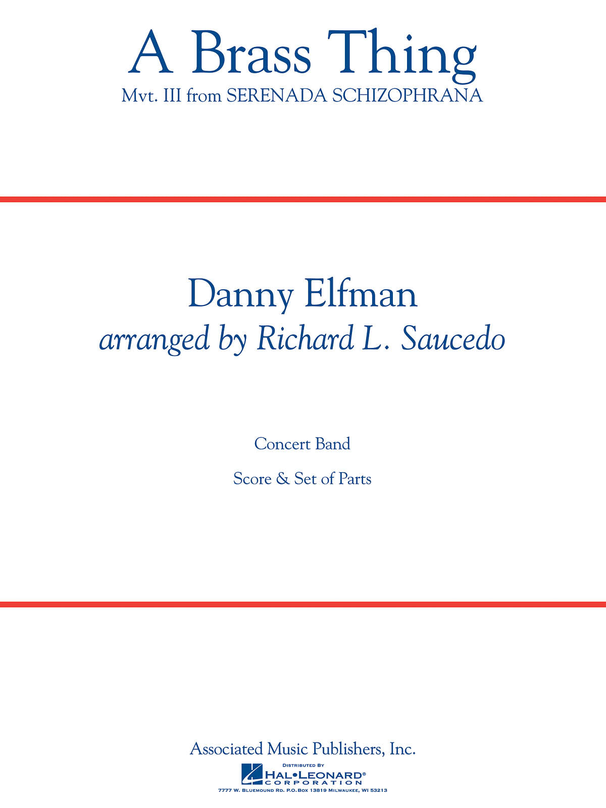 Elfman: A Brass Thing - from Serenada Schizophrana