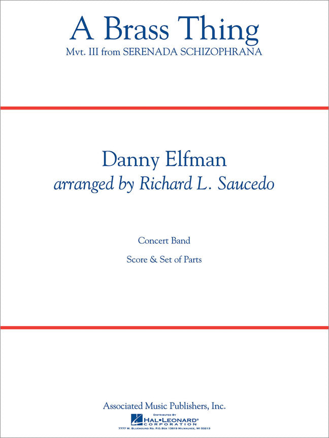 Elfman: A Brass Thing (from Serenada Schizophrana) Score