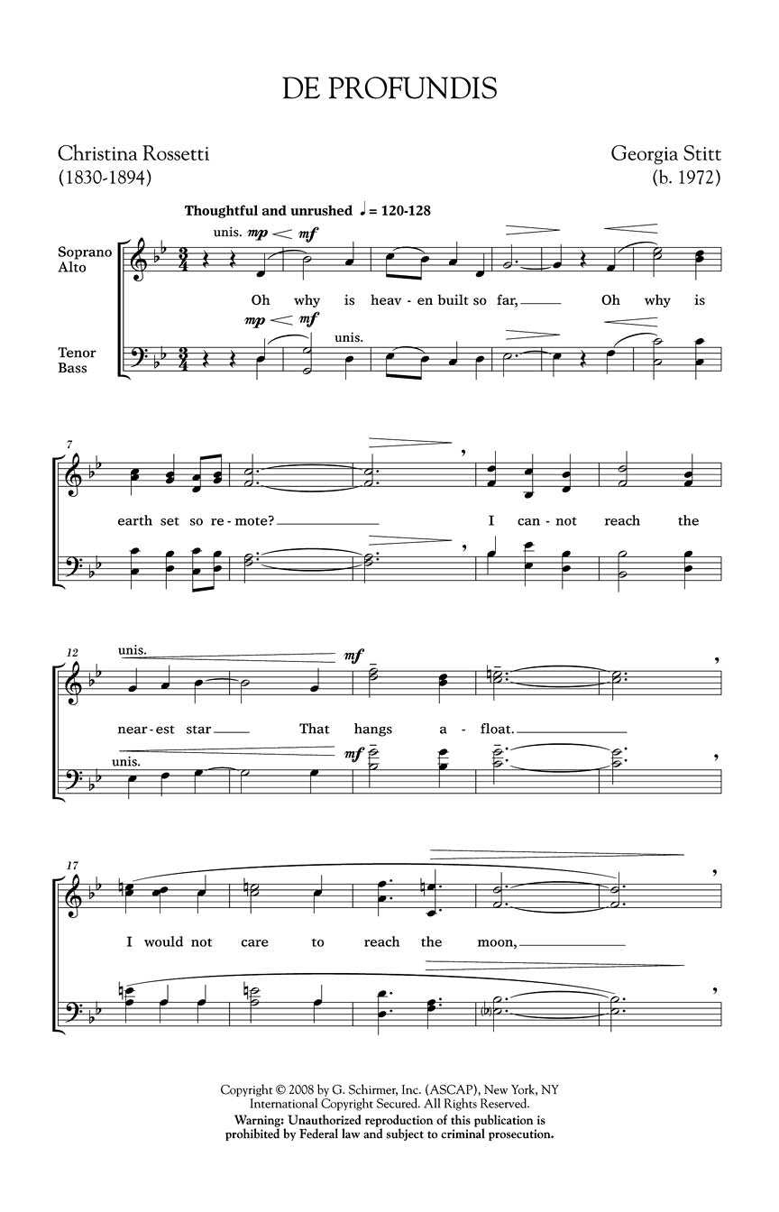 Stitt: De Profundis