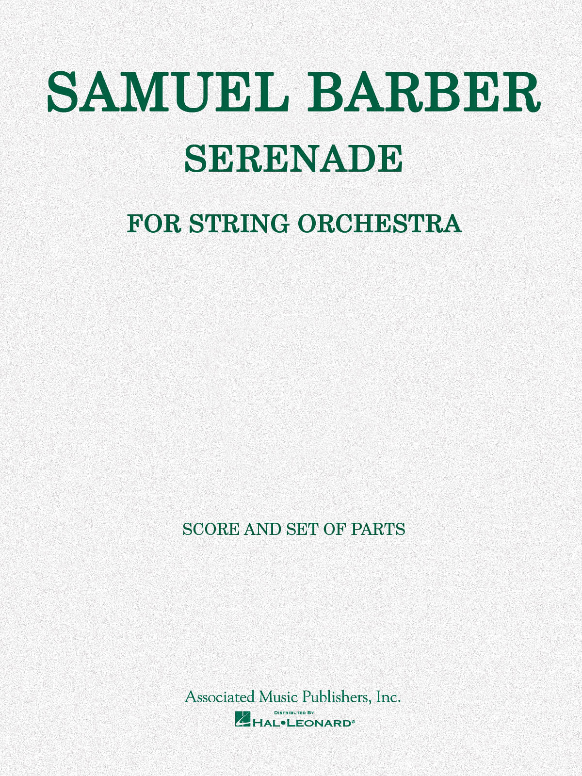Serenade For Strings - String Orchestra