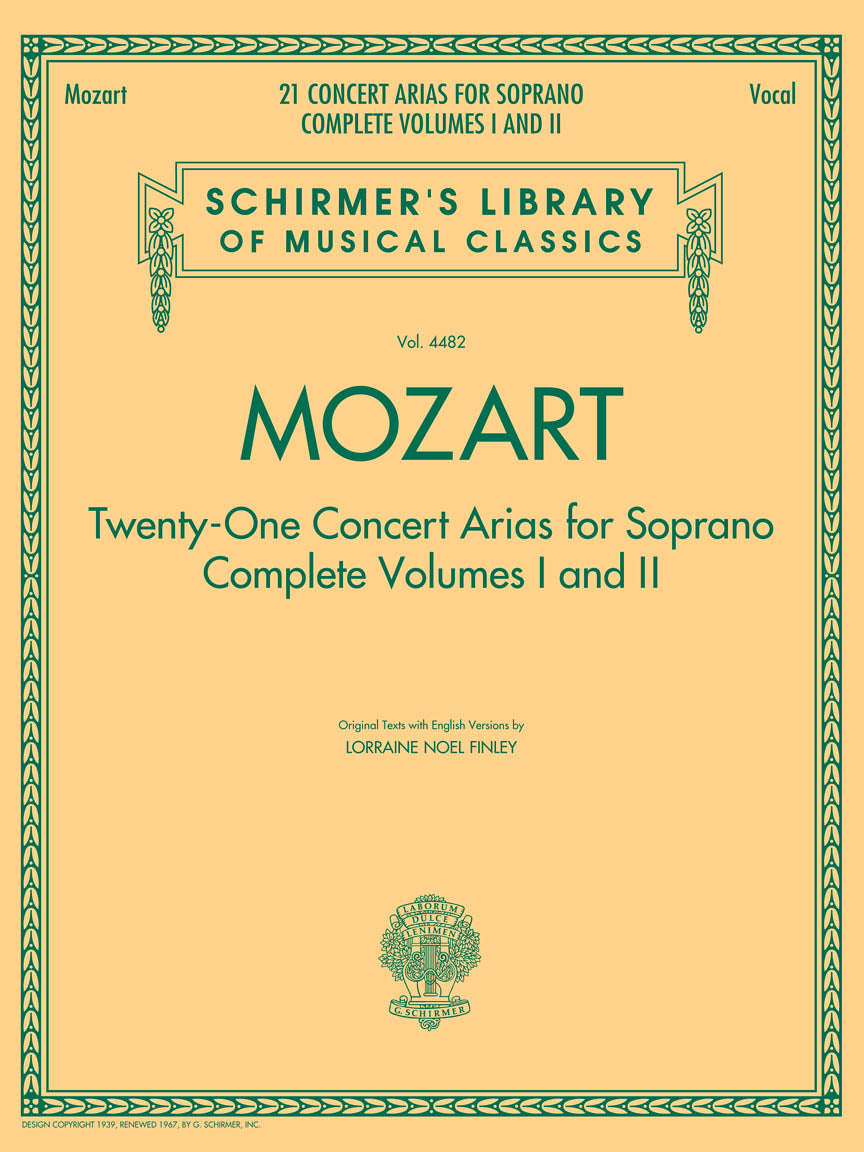 Mozart: 21 Concert Arias for Soprano (Vol.1 - 2 Complete)