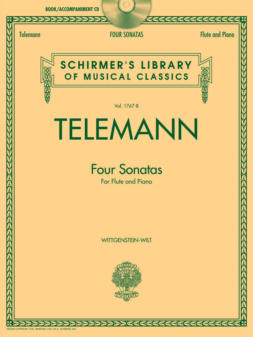 Telemann: Four Sonatas For Flute And Piano
