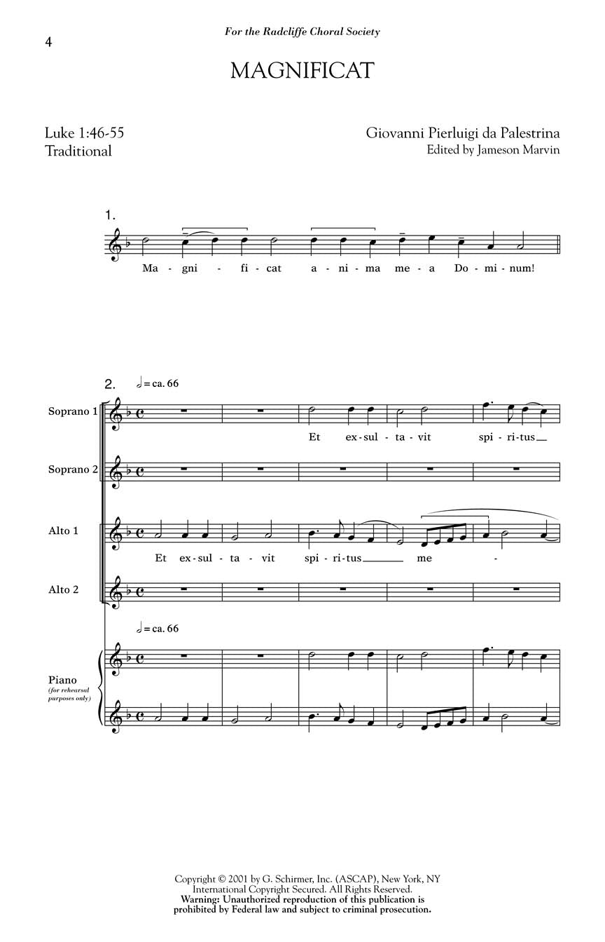 Palestrina: Magnificat