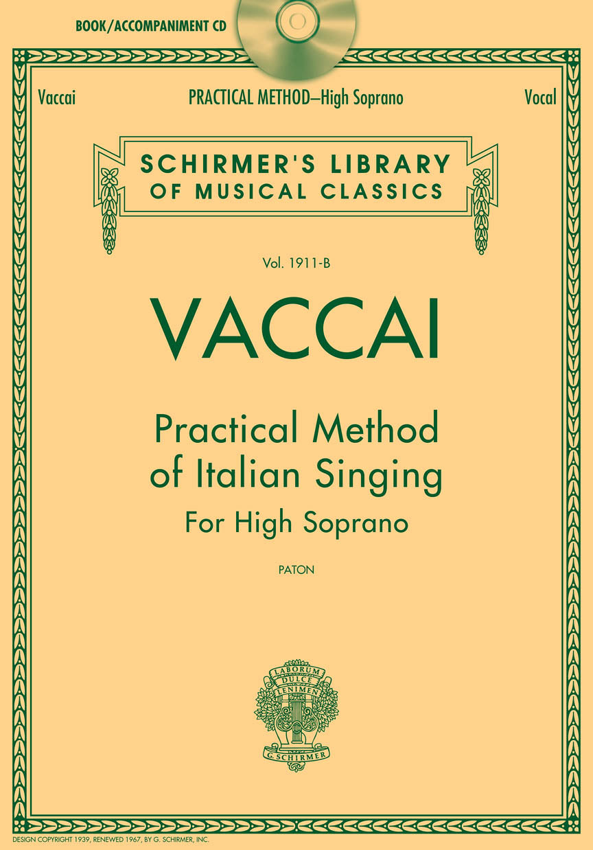 Vaccai: Practical Method of Italian Singing