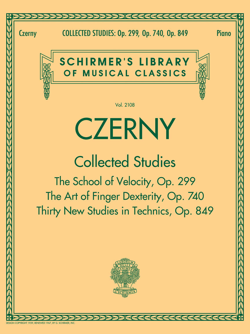 Czerny: Collected Studies: Op. 299, Op. 740, Op. 849