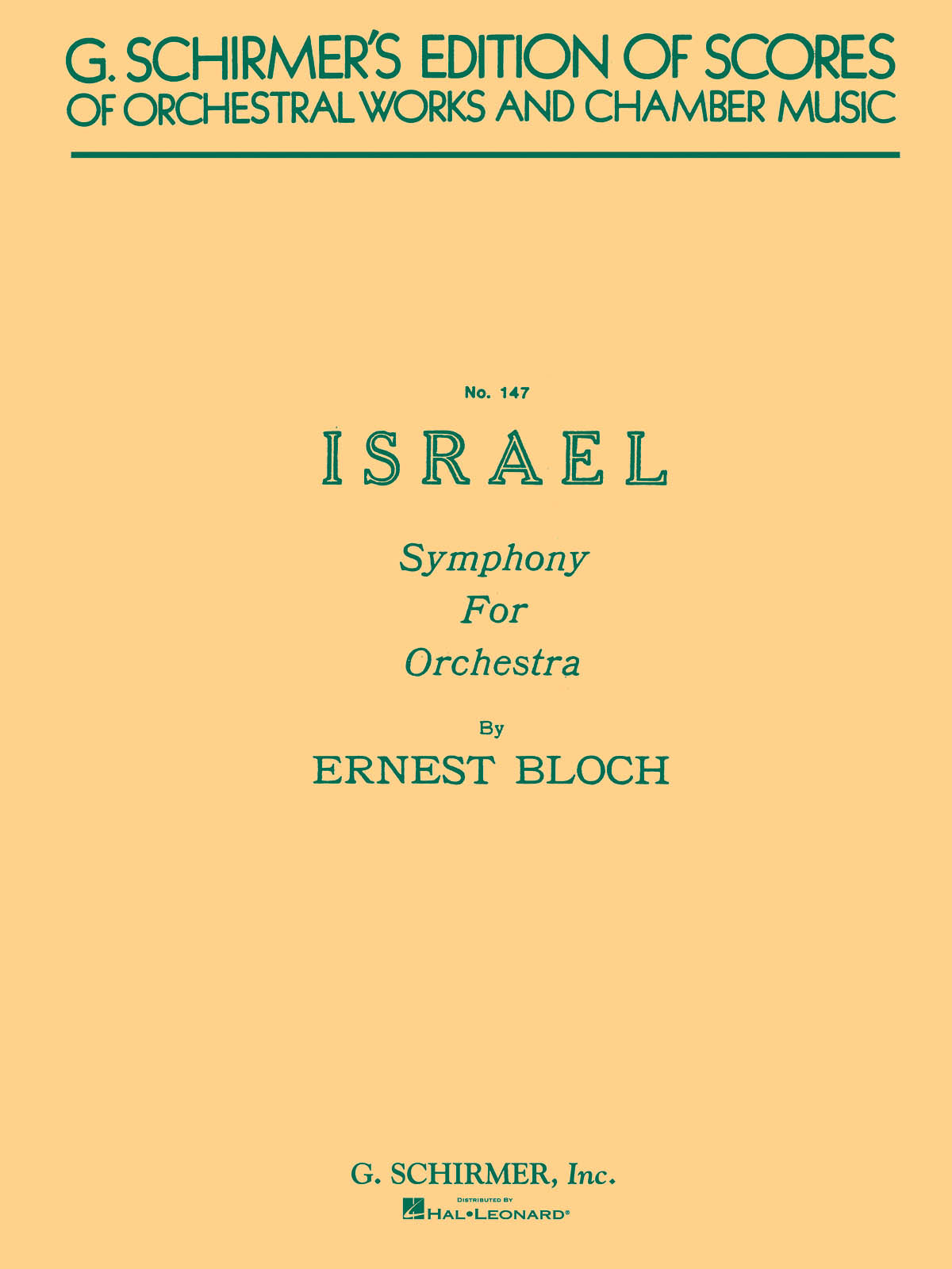 Bloch: Israel Symphony