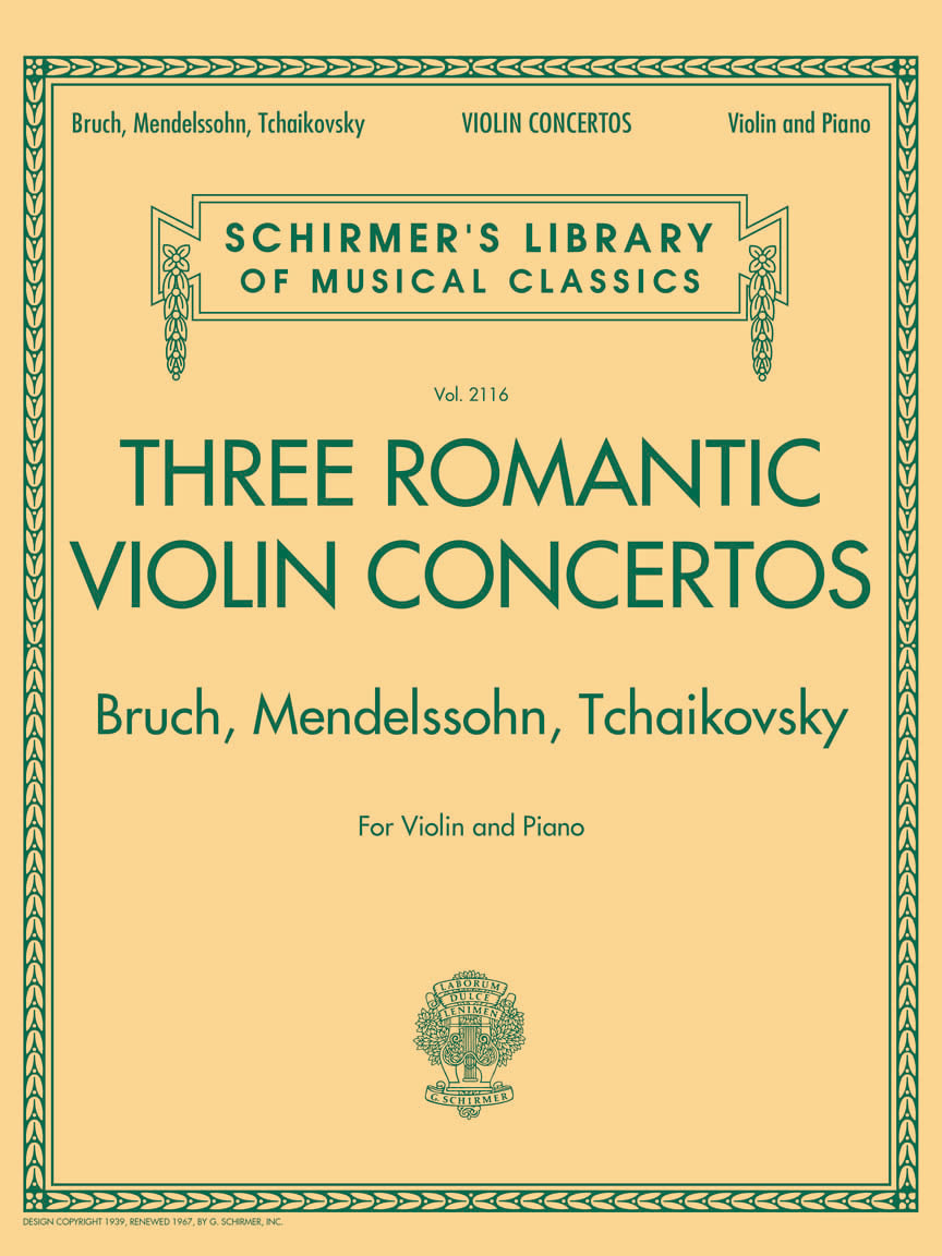 Tchaikovsky: 3 Romantic Violin Concertos:Bruch, Mendelssohn