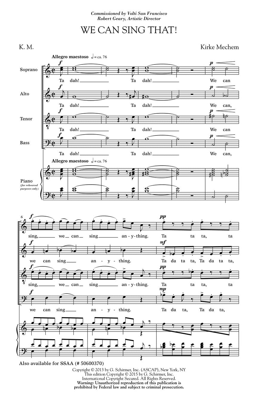 Mechem: We Can Sing That!