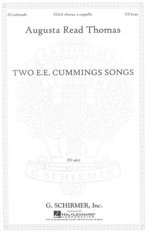 Two E.E. Cummings Songs