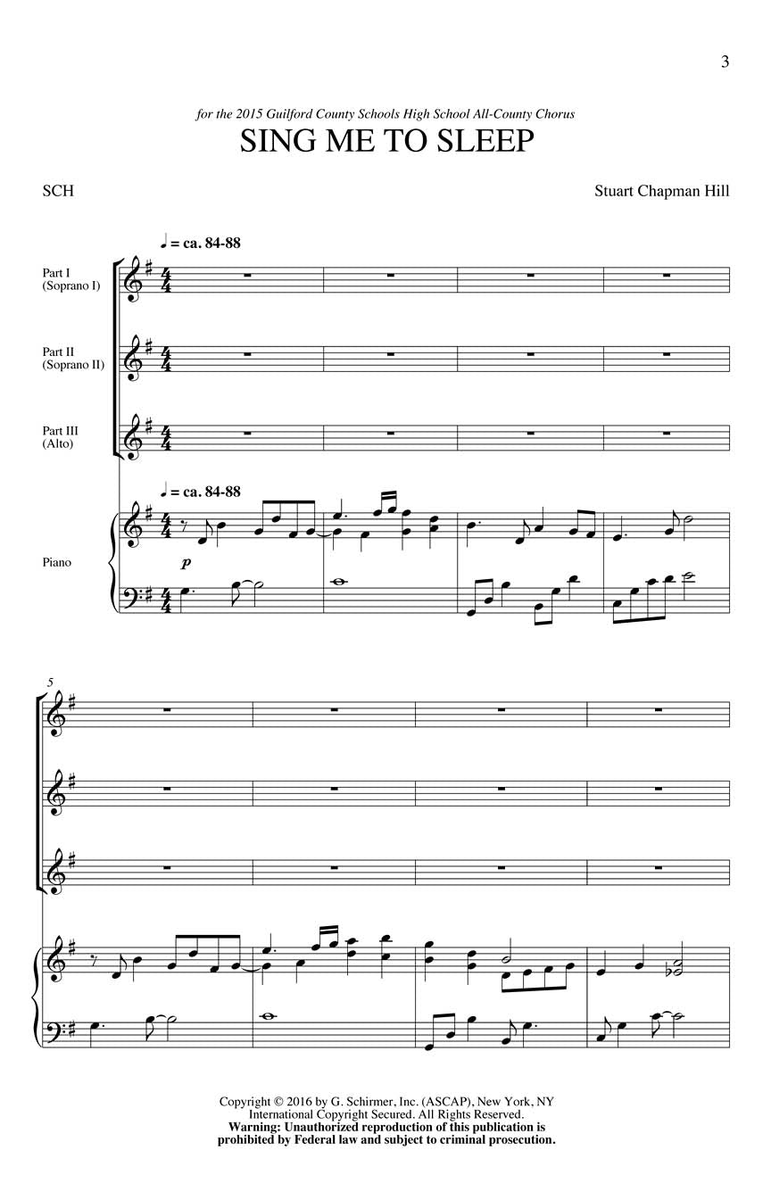 Hill: Sing Me to Sleep