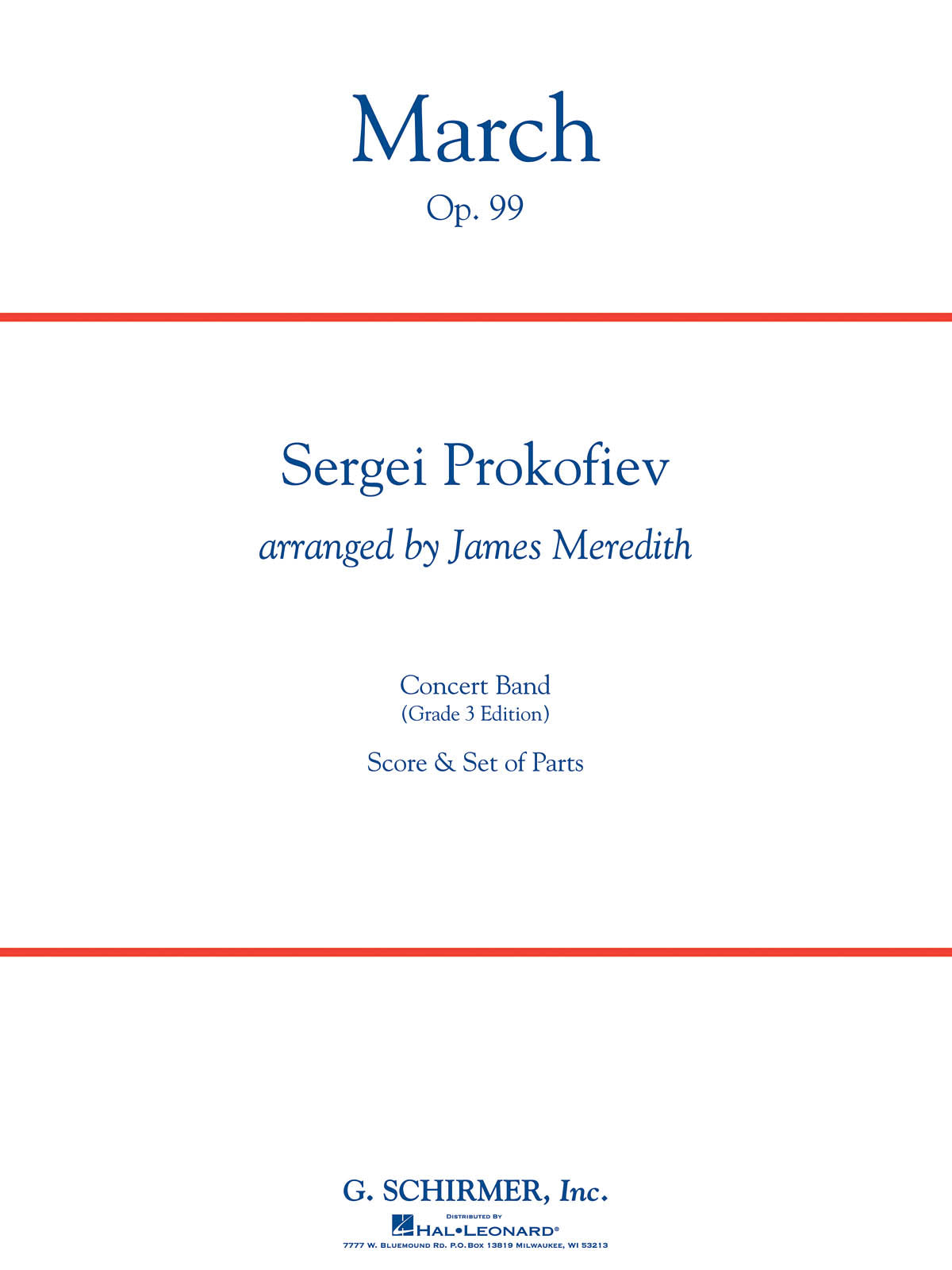 Prokofiev: March, Op. 99