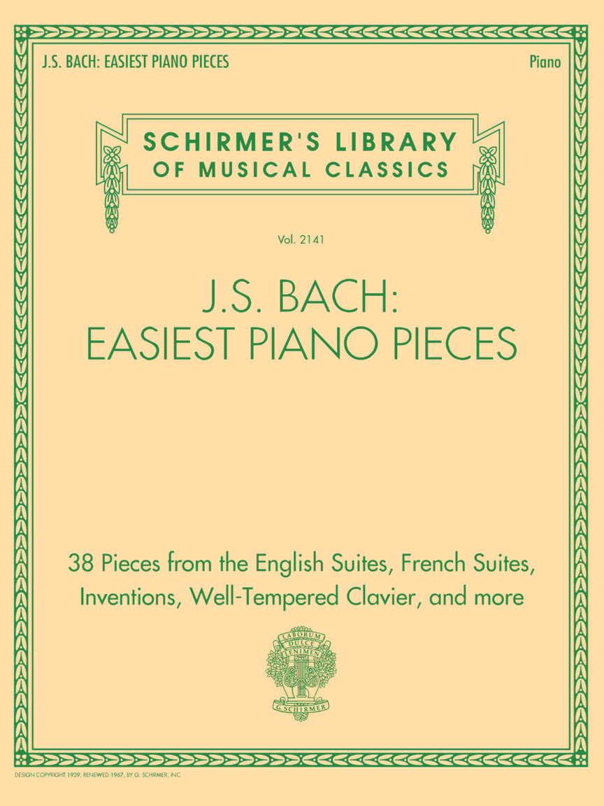 Bach: J.S. Bach: Easiest Piano Pieces