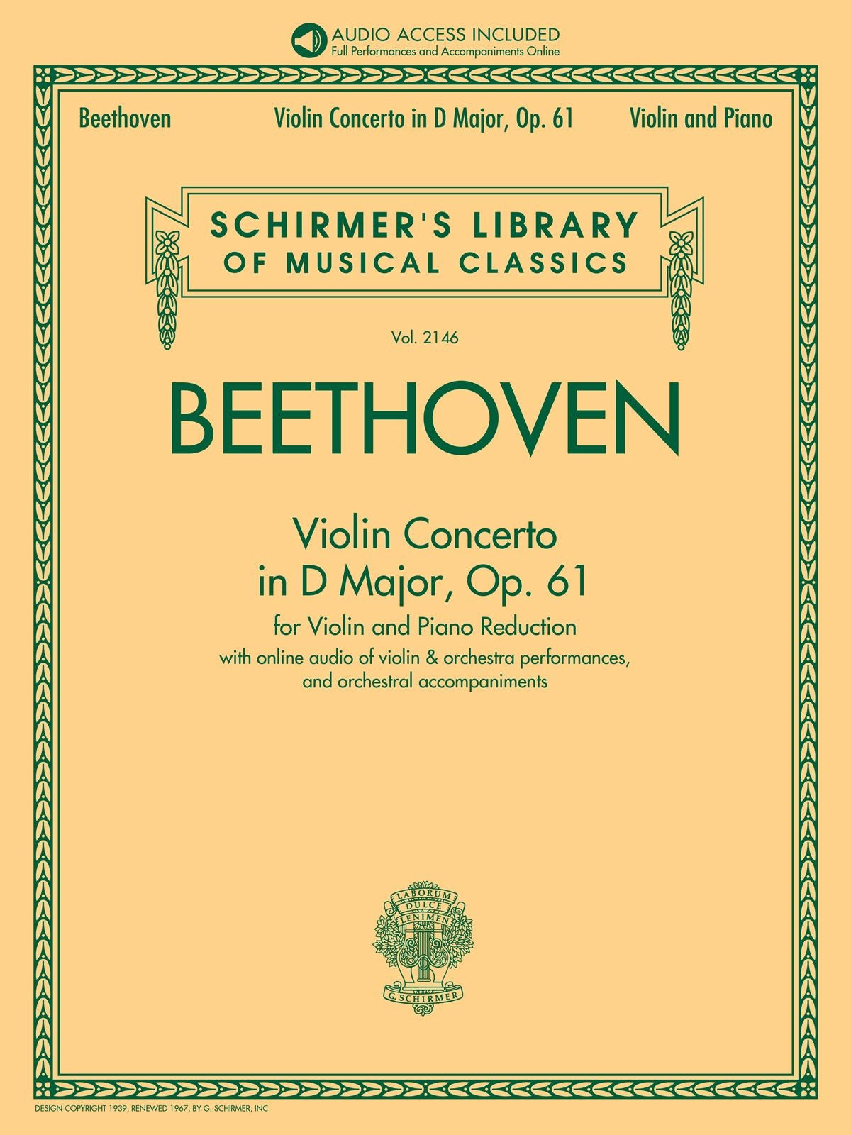 Beethoven: Violin Concerto in D Major, Op. 61