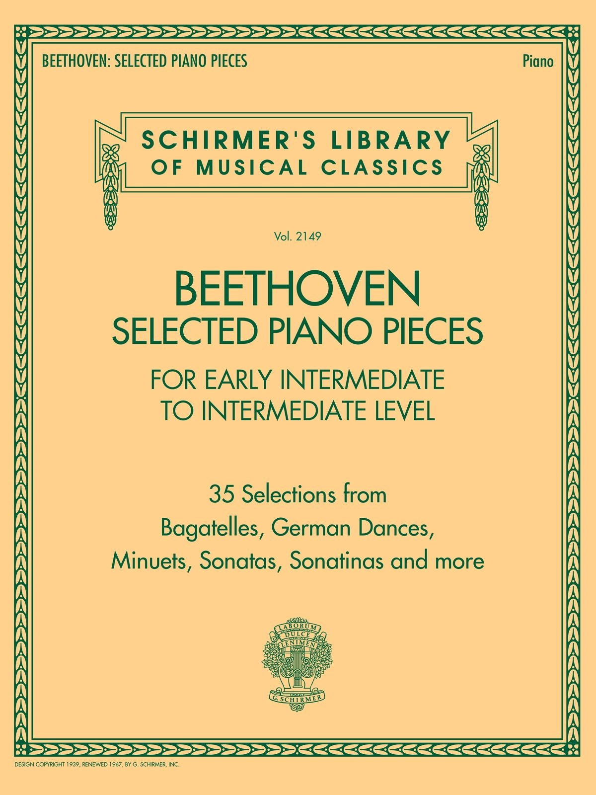 Beethoven: Selected Piano Pieces