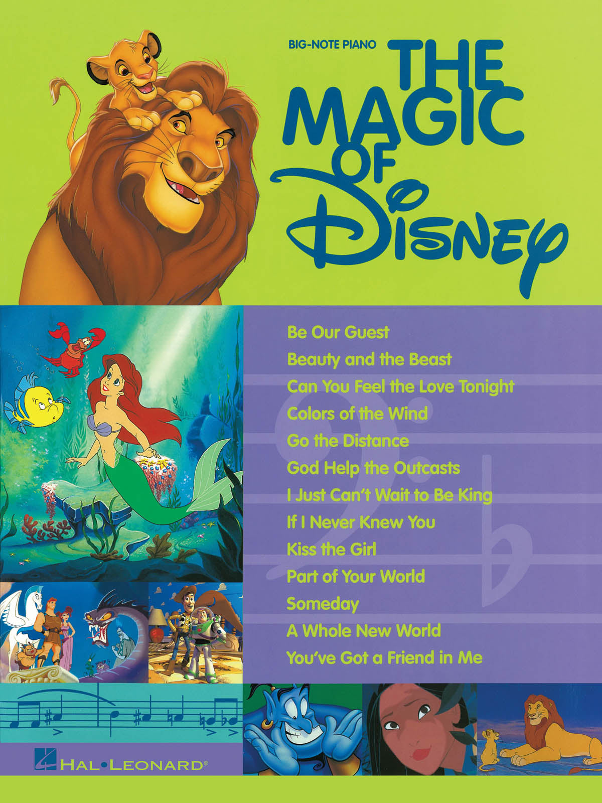 The Magic of Disney – Big Note Piano - 13 Favorites | piano