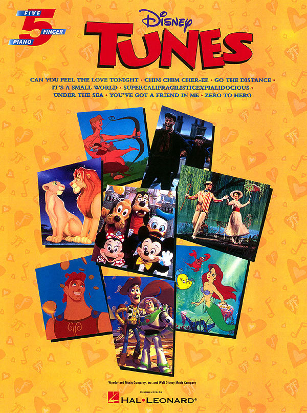 Disney Tunes – Five Finger Piano - 8 Favorites | piano