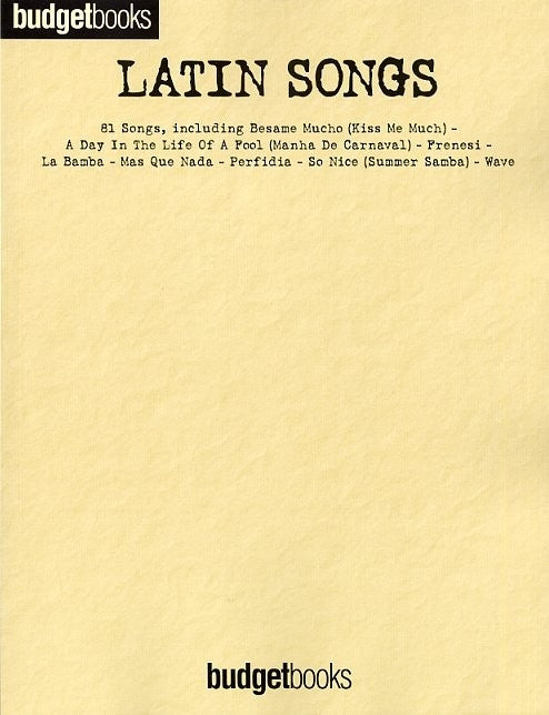 Latin Songs | Piano, zang en gitaar