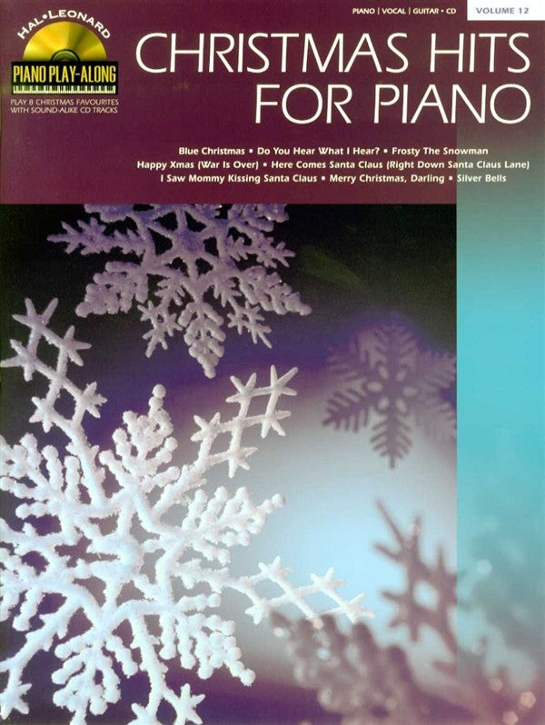 Christmas Hits For Piano – Piano Play-Along Volume 12 | Piano, zang en gitaar