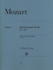 Piano Sonata In B Flat Major K. 281 Piano Urtext