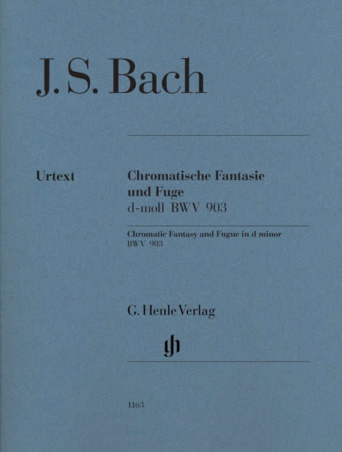 Bach - Chromatische Fantasie und Fuge d-moll BWV 903 - (Piano) afbeelding 2