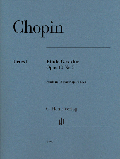 Chopin - Etude in G flat major op. 10 no. 5 - (Piano) afbeelding 2