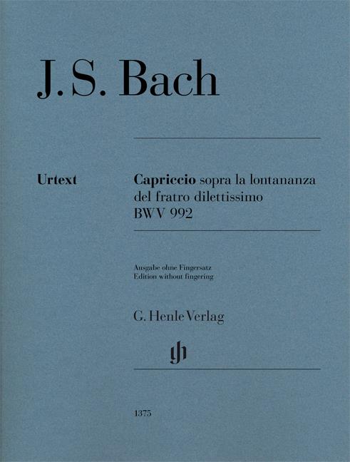 Bach - Capriccio sopra la lontananza del fratro dilettissimo B-dur BWV 992 - (Piano)