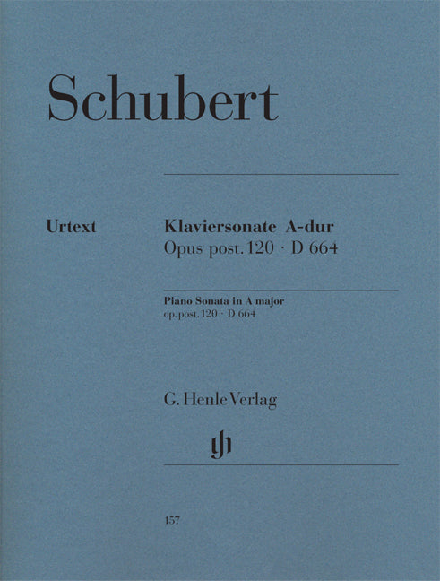 Schubert - Piano Sonata In A D.664 (Urtext Edition) - (Piano) afbeelding 2