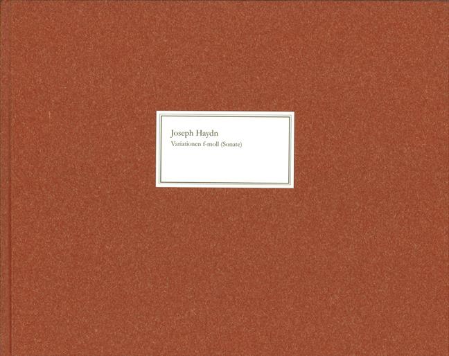 Haydn - Variationen f-moll (Sonata) Hob. XVII:6 - (Piano)