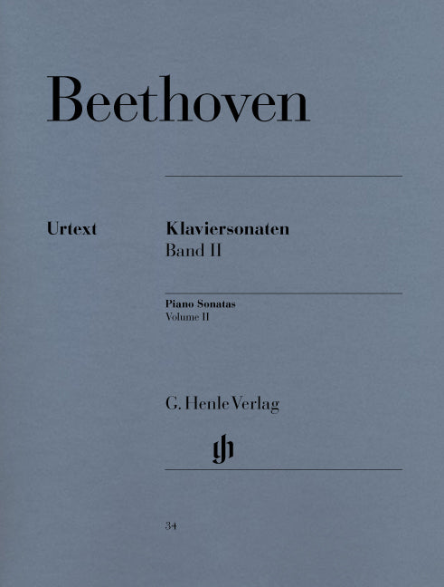 Beethoven - Piano Sonatas 2 -  Klaviersonaten 2 (Henle Urtext) - (Piano) afbeelding 2
