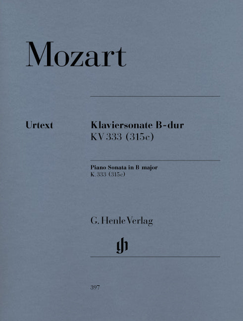 Mozart - Piano Sonata B flat major KV 333 (315c) - (Piano) afbeelding 2