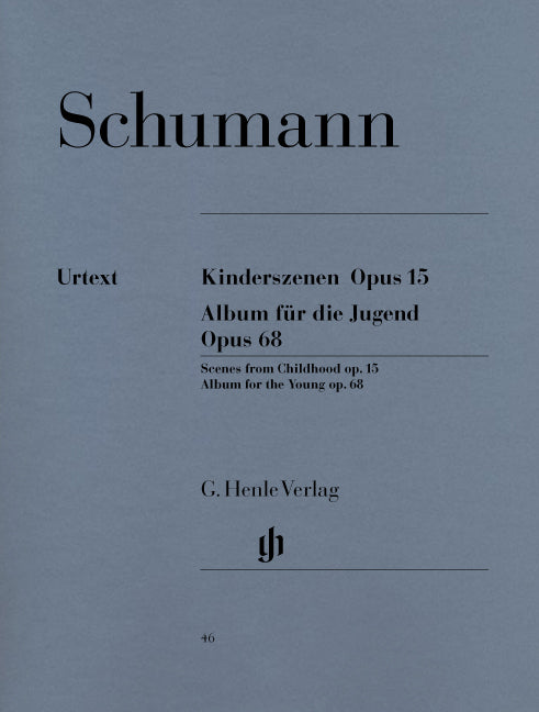 Schumann - Album fur die Jugend op. 68 und Kinderszenen op. 15 (Henle) - (Piano) afbeelding 2
