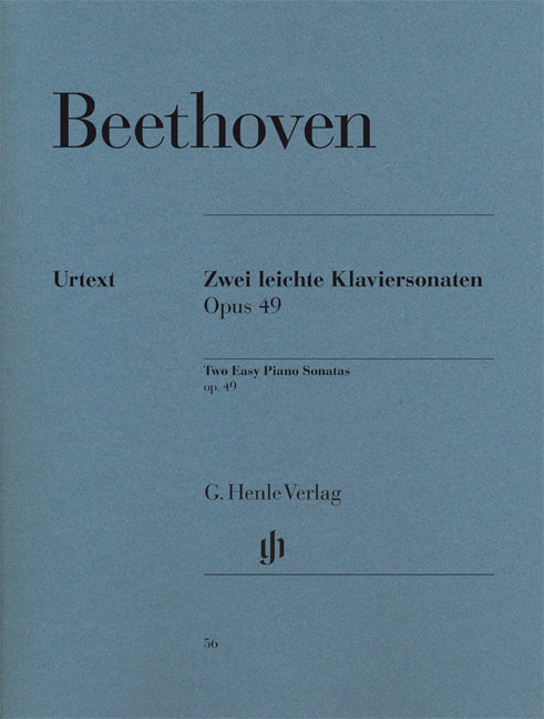 Beethoven - Piano Sonatas Op.49 Nos.1 And 2 (Urtext Edition) - (Piano) afbeelding 2