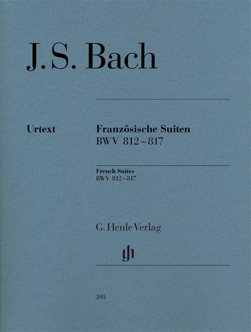 Bach - Französische Suiten BWV 812-817 (Urtext Edition) - (Piano) afbeelding 2