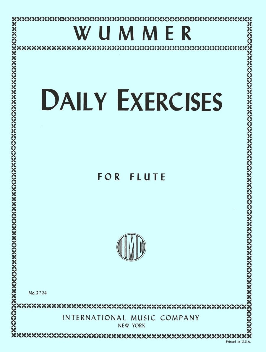 Wummer: Six Daily Exercises (Dwarsfluit)