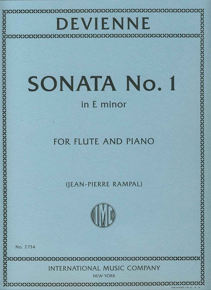 Devienne: Sonata E minor op. 58/1 (Dwarsfluit, Piano)