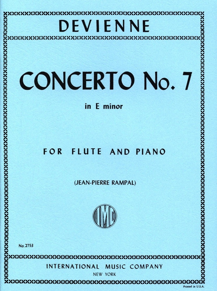 Devienne: Concerto No. 7 E minor (Dwarsfluit, Piano)