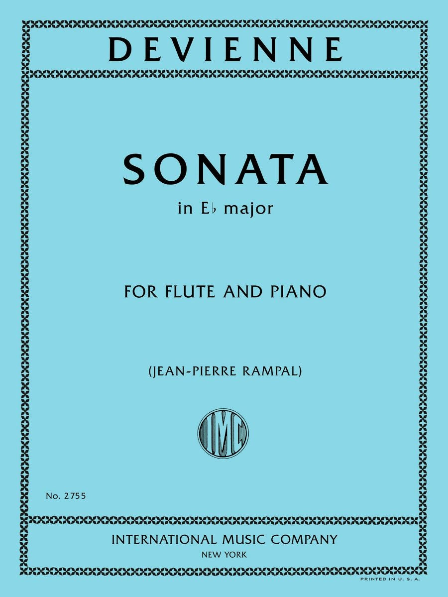 Devienne: Sonata E flat major op. 58/6 (Dwarsfluit, Piano)