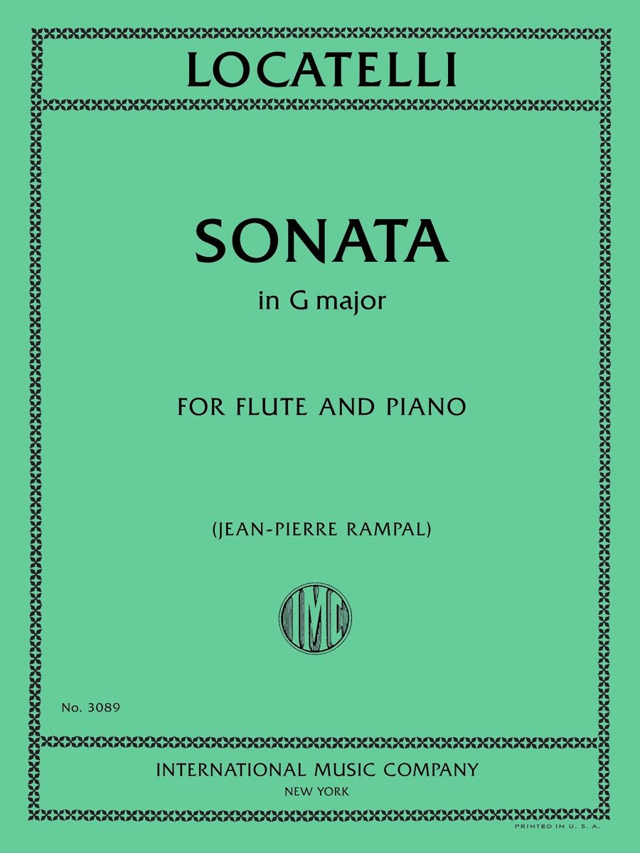 Locatelli: Sonata in G major G-Dur (Dwarsfluit, Piano)