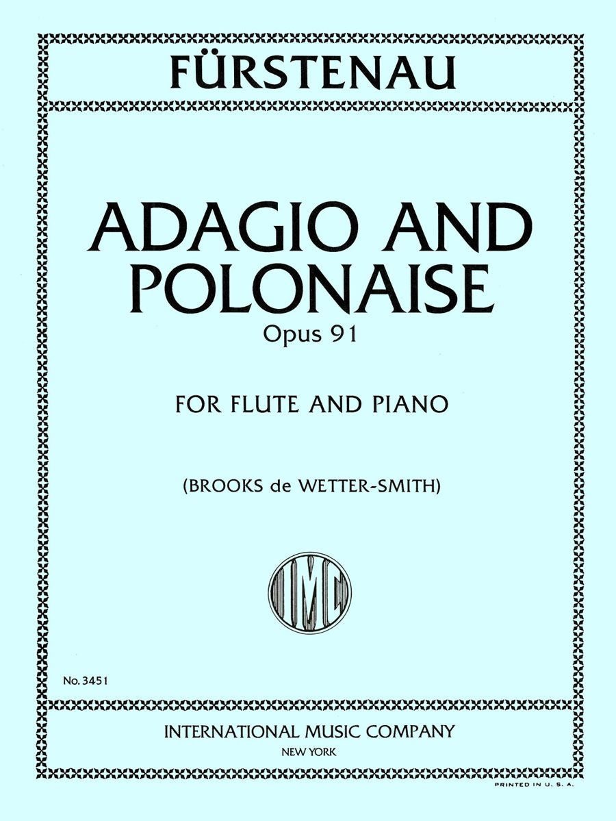 Fuerstenau: Adagio and Polonaise op. 91 (Dwarsfluit, Piano)