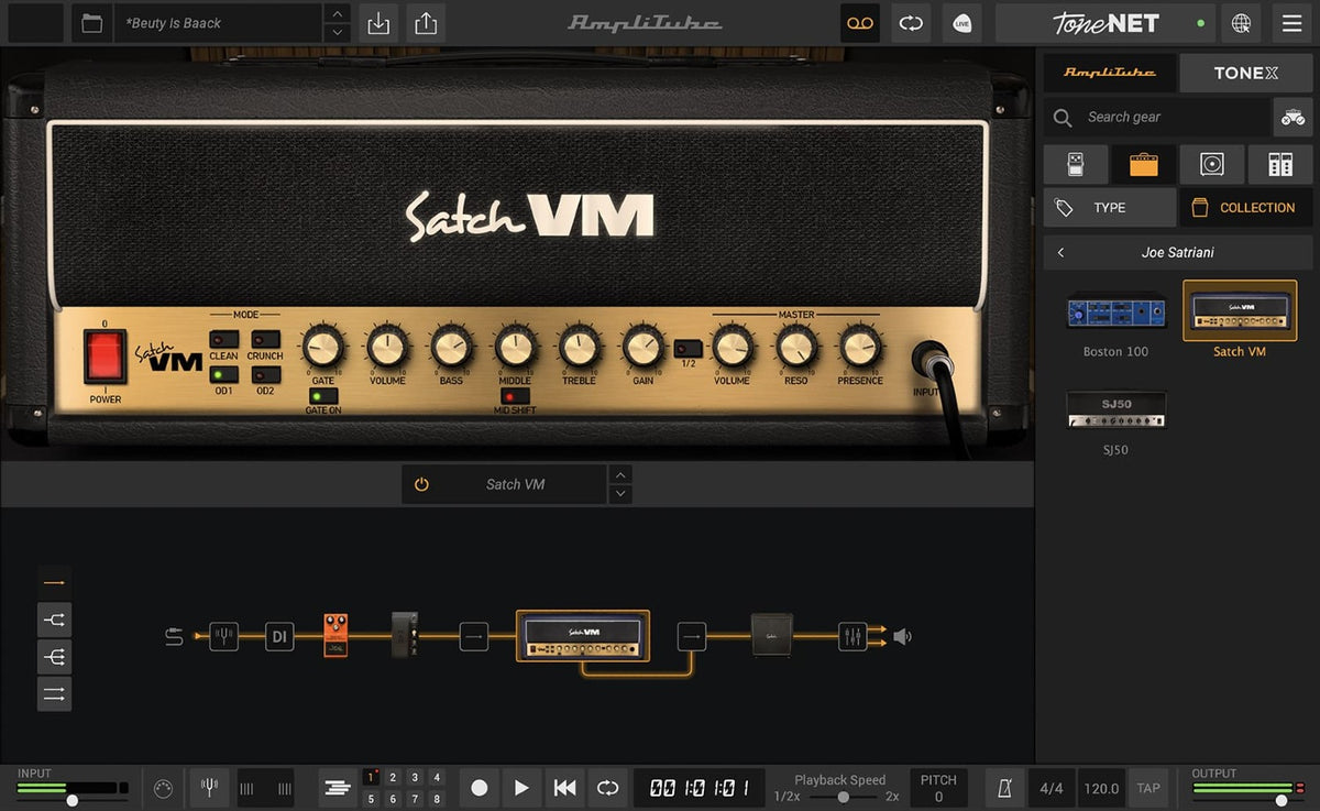 IK Multimedia AmpliTube Joe Satriani (Download) afbeelding 3