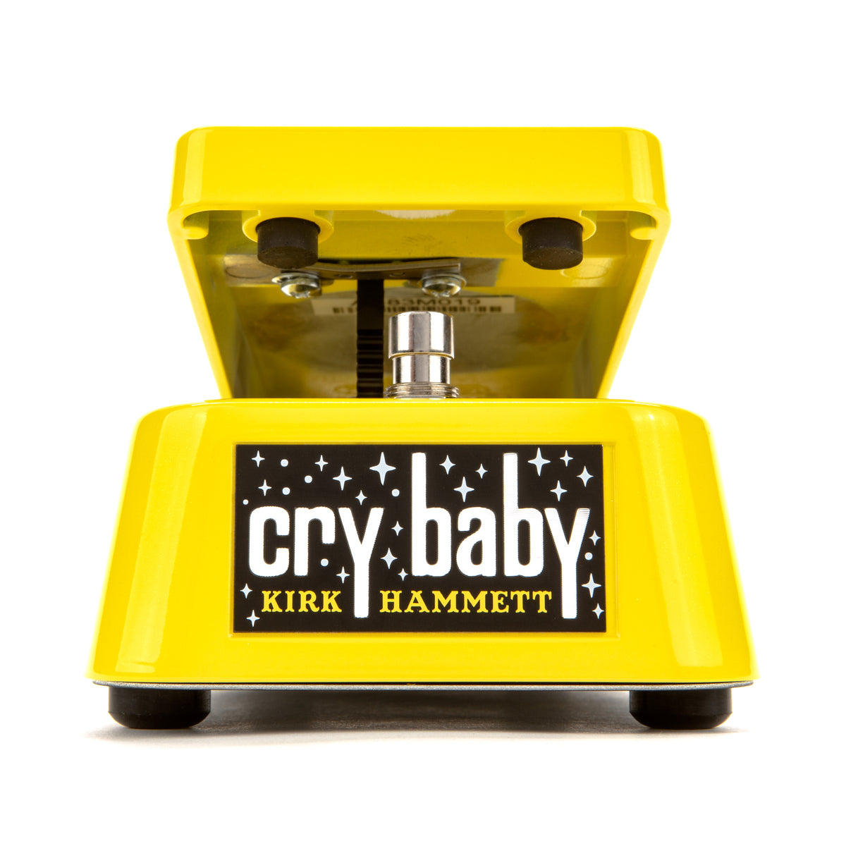 Dunlop KH95Y Kirk Hammett Cry Baby Wah Yellow Sparkle