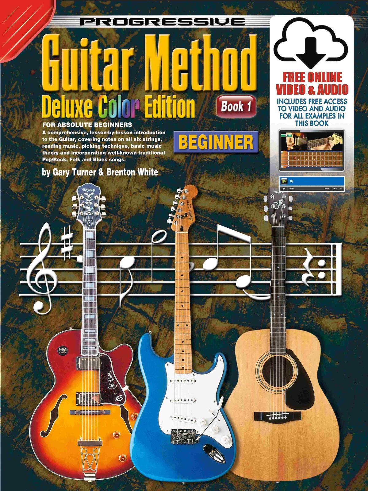 Progressive Guitar Method 1- Deluxe Color Edition