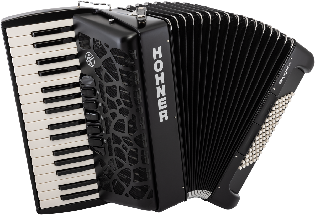 Hohner HOA166103 Accordeon, Bravo III 72, night, myColor, Silent Key