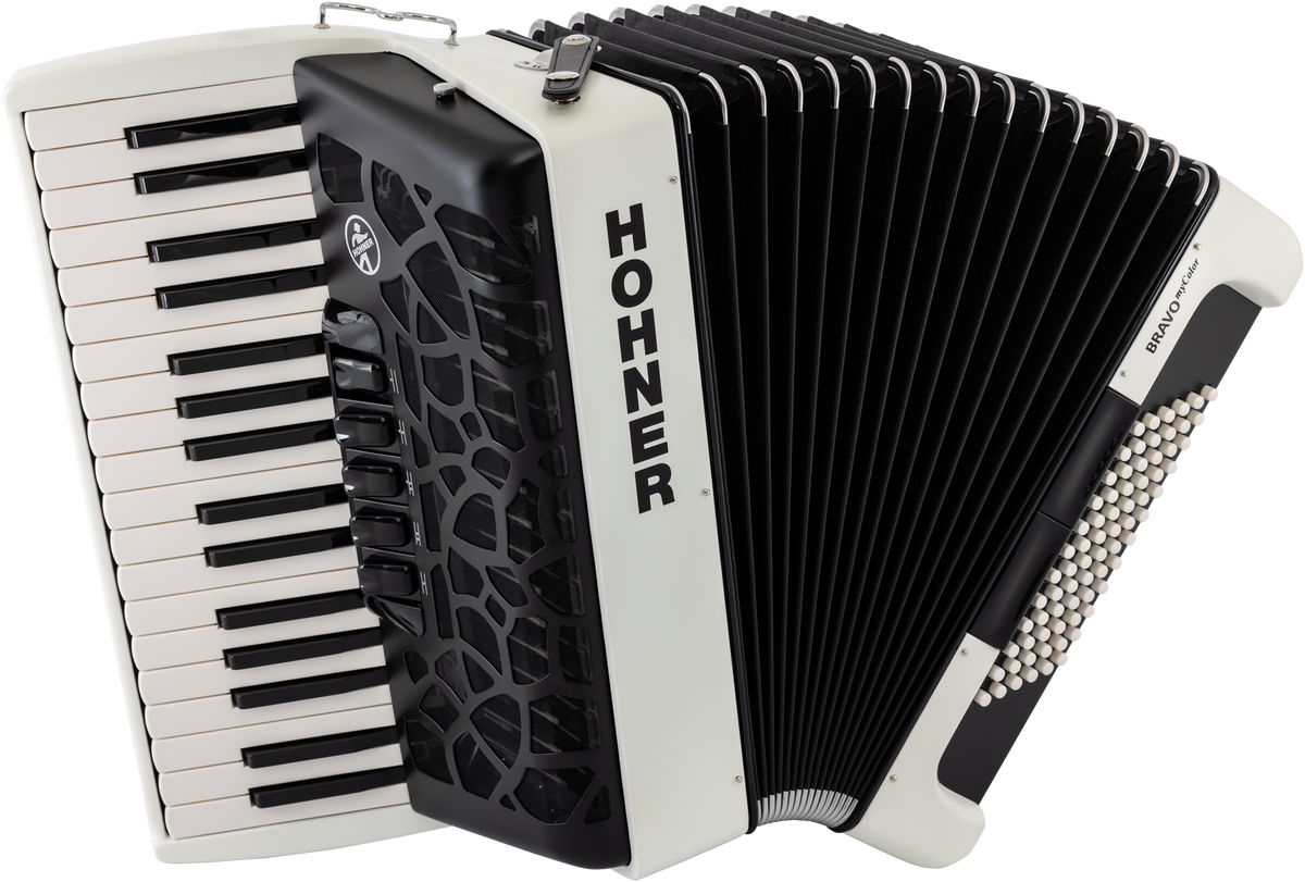 Hohner HOA166123 Accordeon, Bravo III 72, day, myColor, Silent Key