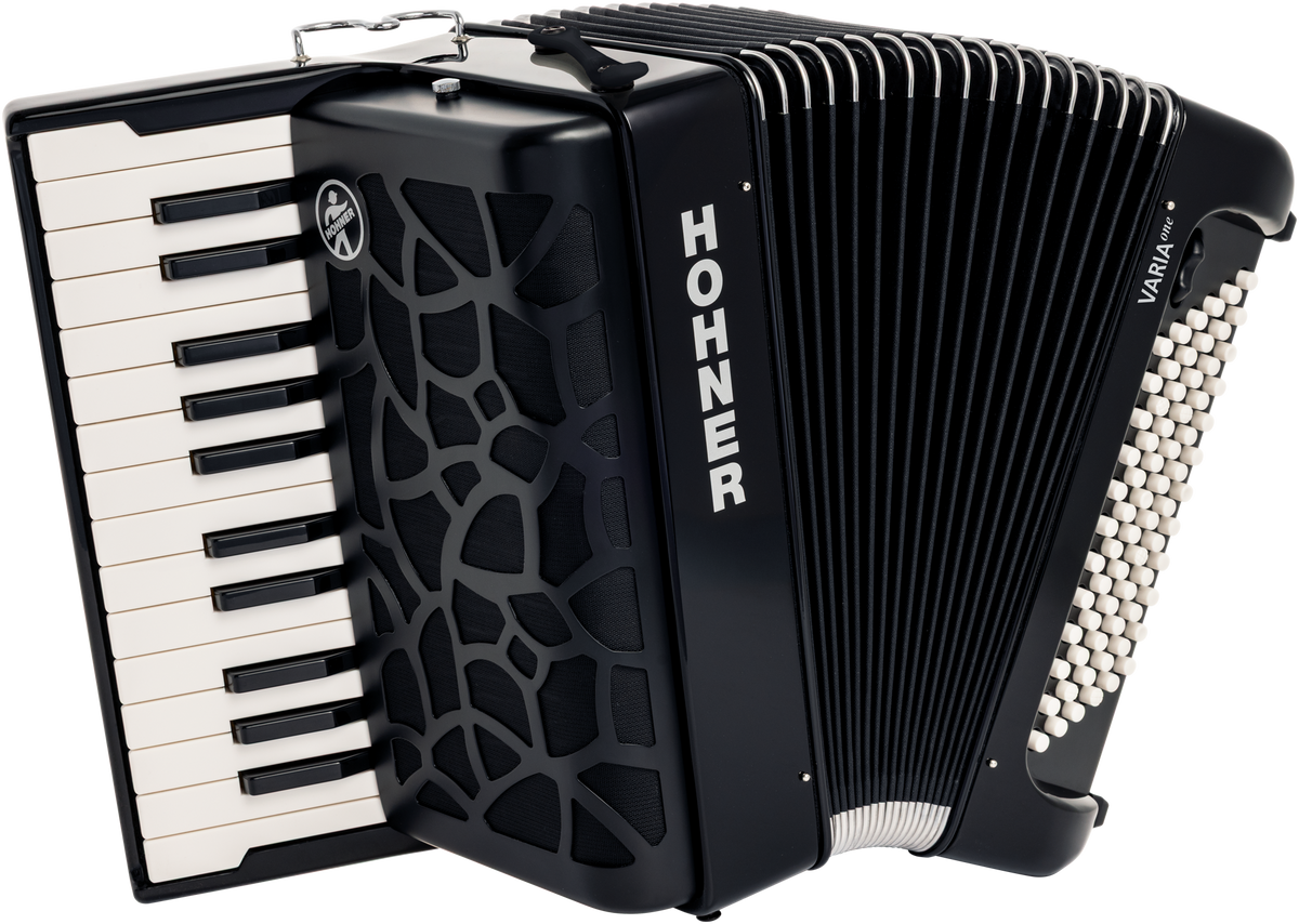 Hohner HOA2810 Accordeon, Varia One, Convertor, zwart, Piano-versie, C-greep